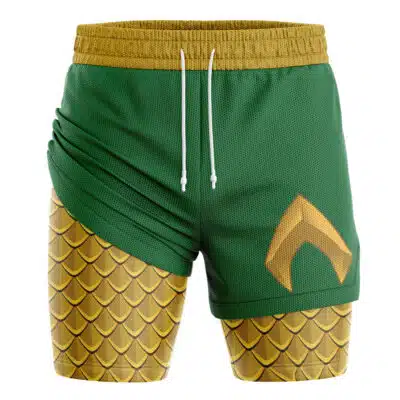 Aquaman V2 Superheroes 2-in-1 Performance Shorts