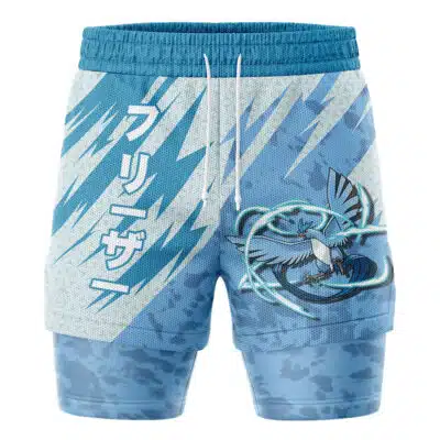 Articuno Attack Pokemon 2-in-1 Performance Shorts