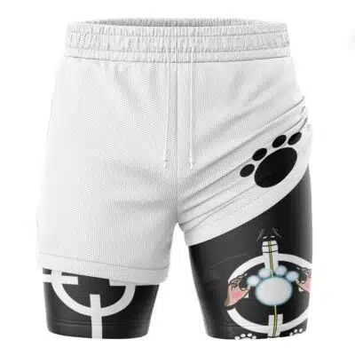Bartholomew Kuma V3 One Piece 2-in-1 Performance Shorts