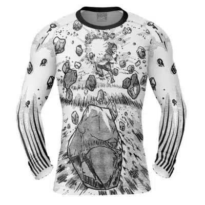 Beast Titan Battle of Shiganshina Attack on Titan Long Sleeve Rash Guard Compression Shirt