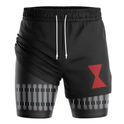 Black Widow Marvel 2-in-1 Performance Shorts