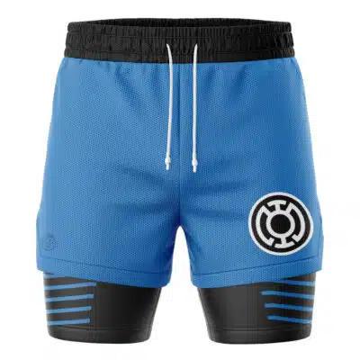 Blue Lantern Superheroes 2-in-1 Performance Shorts