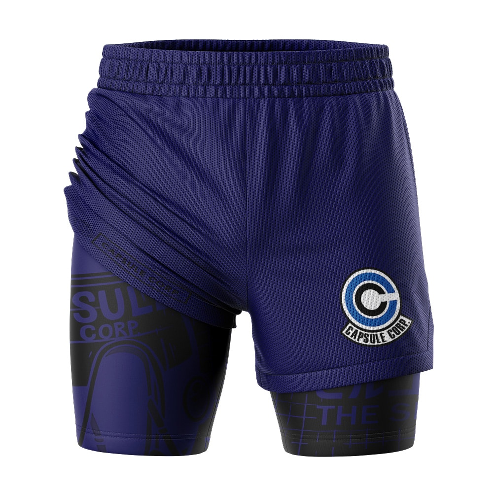 Capsule Corp Dragon Ball Z 2-in-1 Competition Shorts
