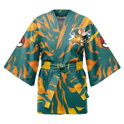 Charizard Trippy Evolution Pokemon Happi Coat Haori Kimono