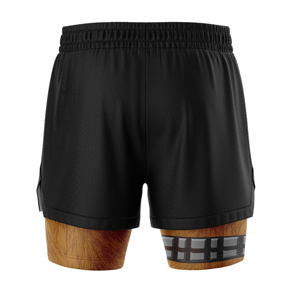 Chewbacca Star Wars 2-in-1 Competition Shorts - Image 4