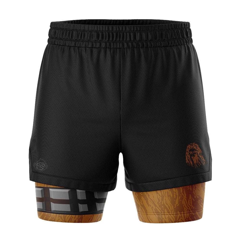 Chewbacca Star Wars 2-in-1 Competition Shorts - Image 2