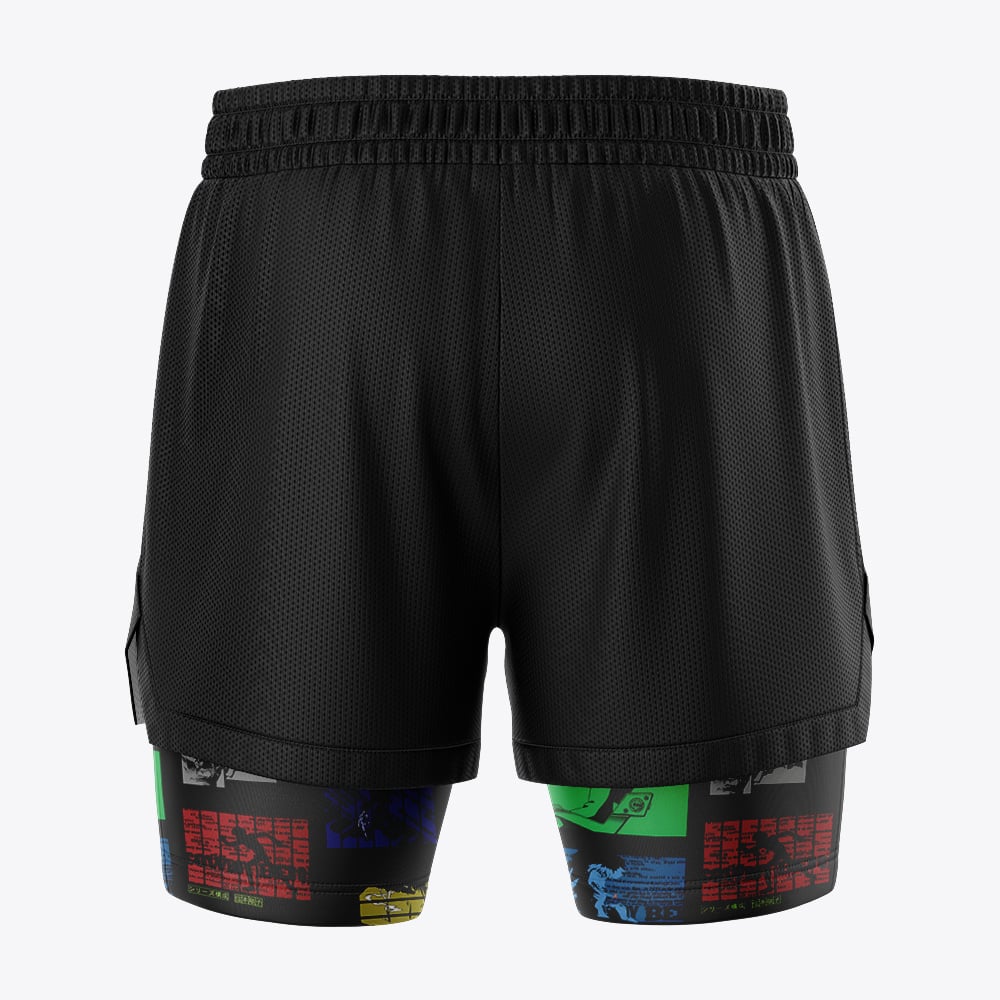 Cowboy Bebop 2-in-1 Competition Shorts - Image 4