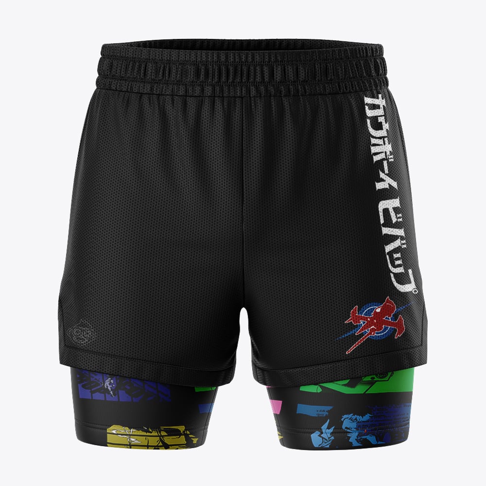 Cowboy Bebop 2-in-1 Competition Shorts - Image 2