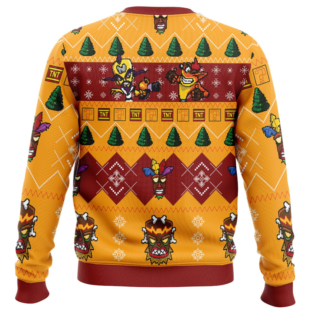 Crash Bandicoot V2 Ugly Christmas Sweater - Image 2