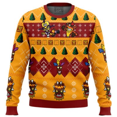 Crash Bandicoot V2 Ugly Christmas Sweater