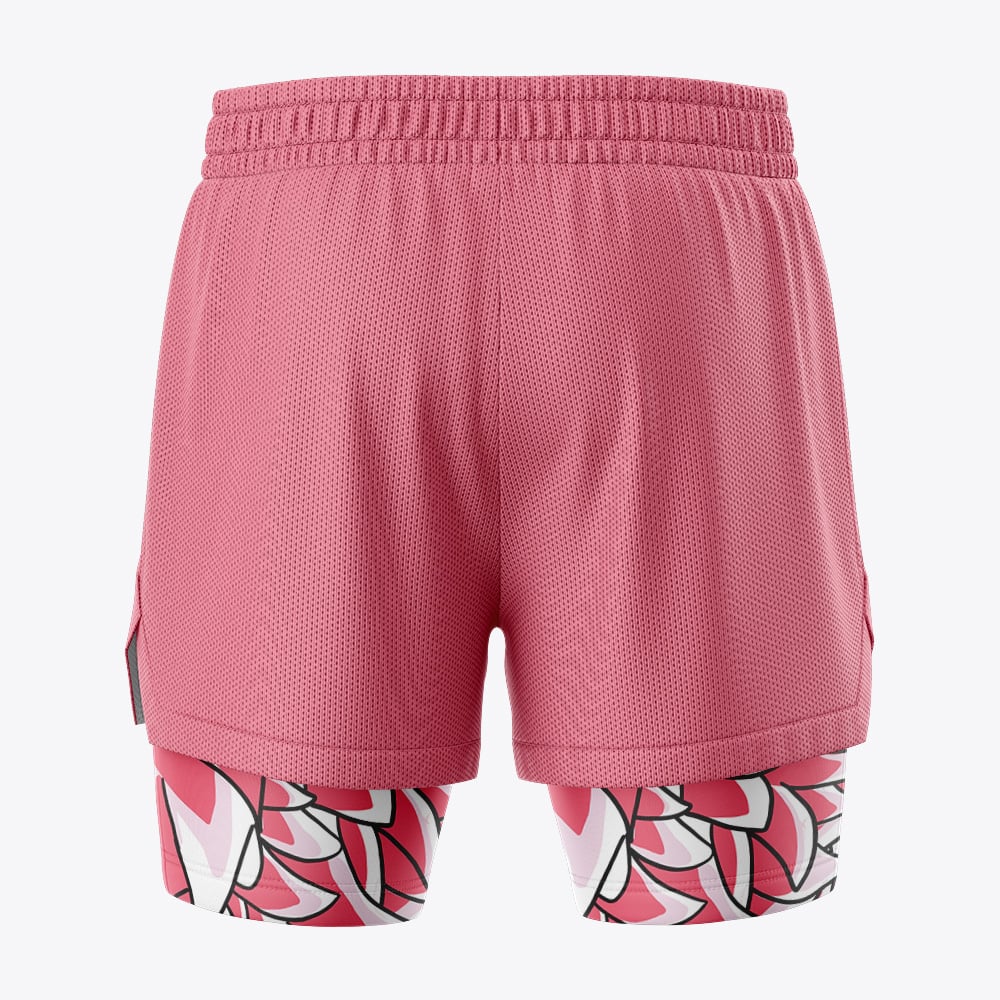 Doflamingo V2 One Piece 2-in-1 Competition Shorts - Image 4
