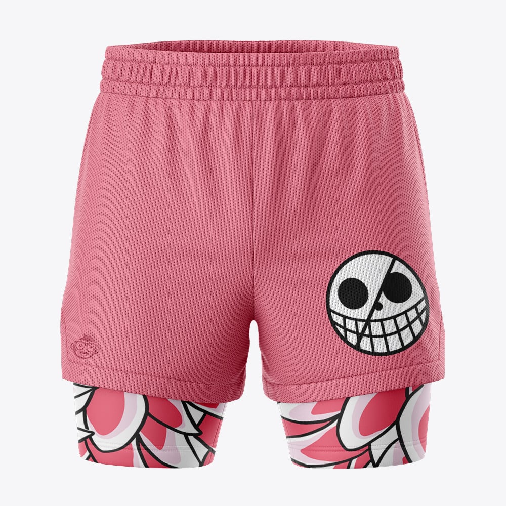 Doflamingo V2 One Piece 2-in-1 Competition Shorts - Image 2