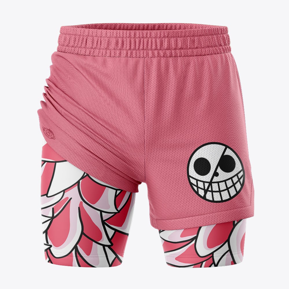Doflamingo V2 One Piece 2-in-1 Competition Shorts