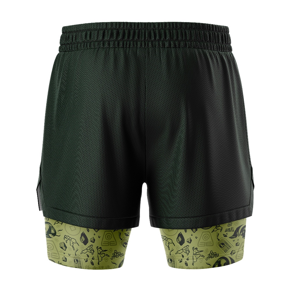 Earth Kingdom Avatar 2-in-1 Competition Shorts - Image 4