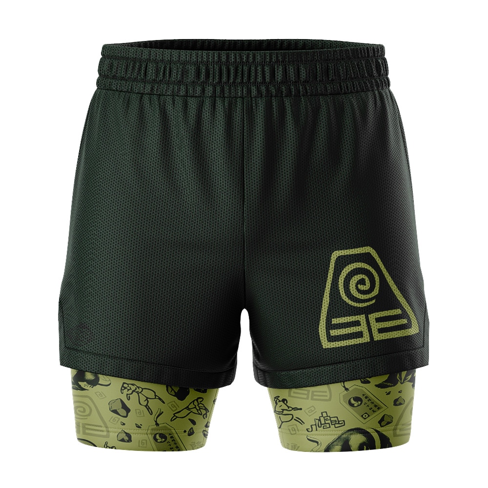 Earth Kingdom Avatar 2-in-1 Competition Shorts - Image 2