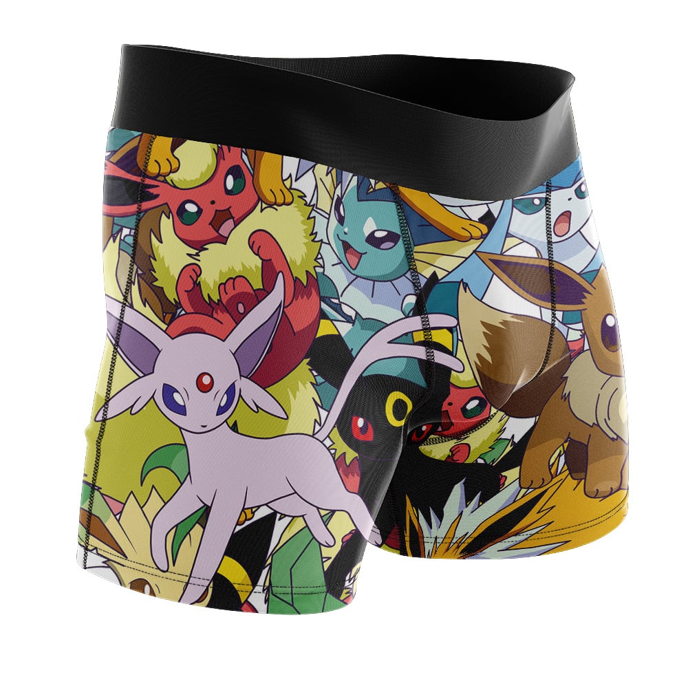 Eeveelutions Pokemon Boxer Briefs Men's Underwear - Image 2