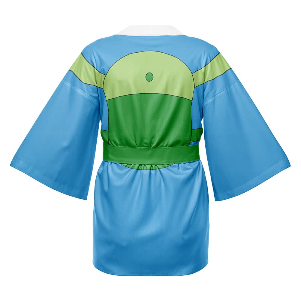 Finn Adventure Time Happi Coat Haori Kimono - Image 2