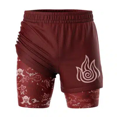 Fire Nation Avatar 2-in-1 Competition Shorts