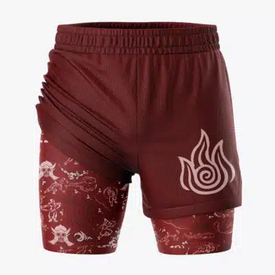 Fire Nation Avatar 2-in-1 Competition Shorts