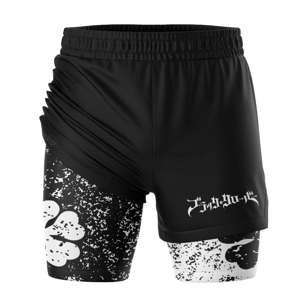 Five Leaf Clover Black Clover_Competition Shorts UP Mockup