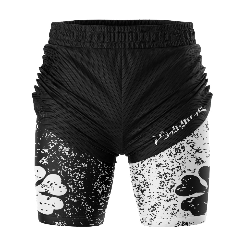 Five Leaf Clover Black Clover 2-in-1 Competition Shorts - Image 3