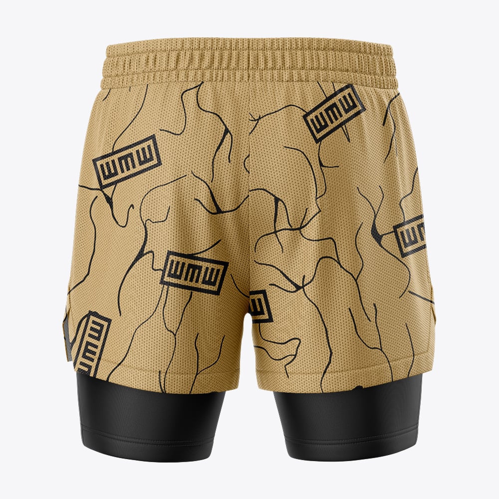 Gaara Shippuden 2-in-1 Competition Shorts - Image 4