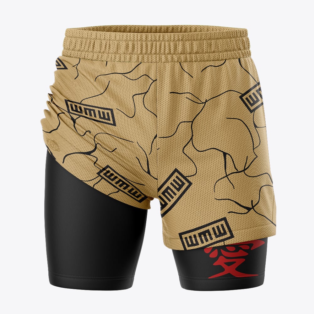 Gaara Shippuden 2-in-1 Competition Shorts - Image 2