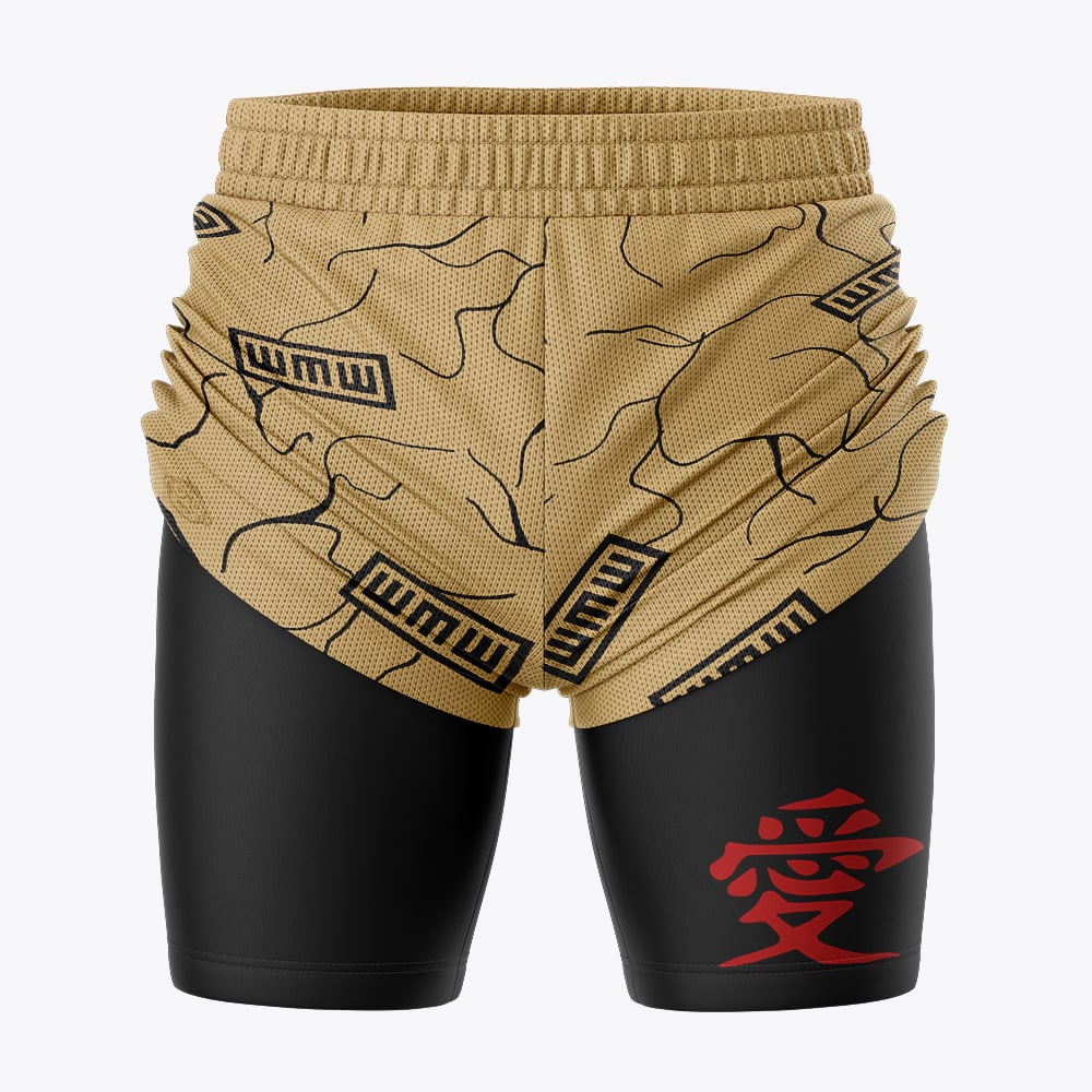 Gaara Shippuden 2-in-1 Competition Shorts - Image 3