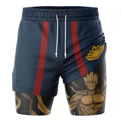 Groot Marvel 2-in-1 Performance Shorts