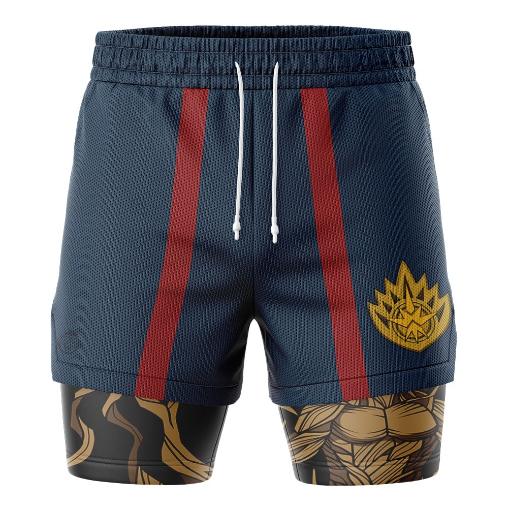 Groot Marvel 2-in-1 Performance Shorts - Image 2