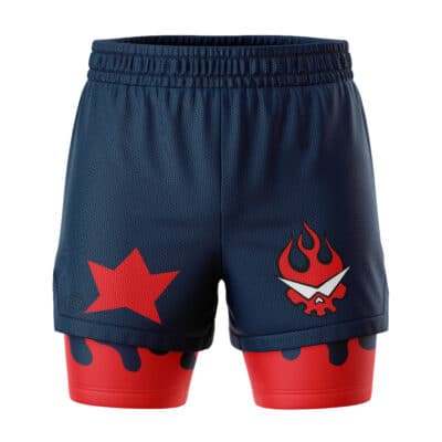 Gurren Lagann 2-in-1 Competition Shorts