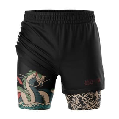 Haku Spirited Away Studio Ghibli 2-in-1 Competition Shorts