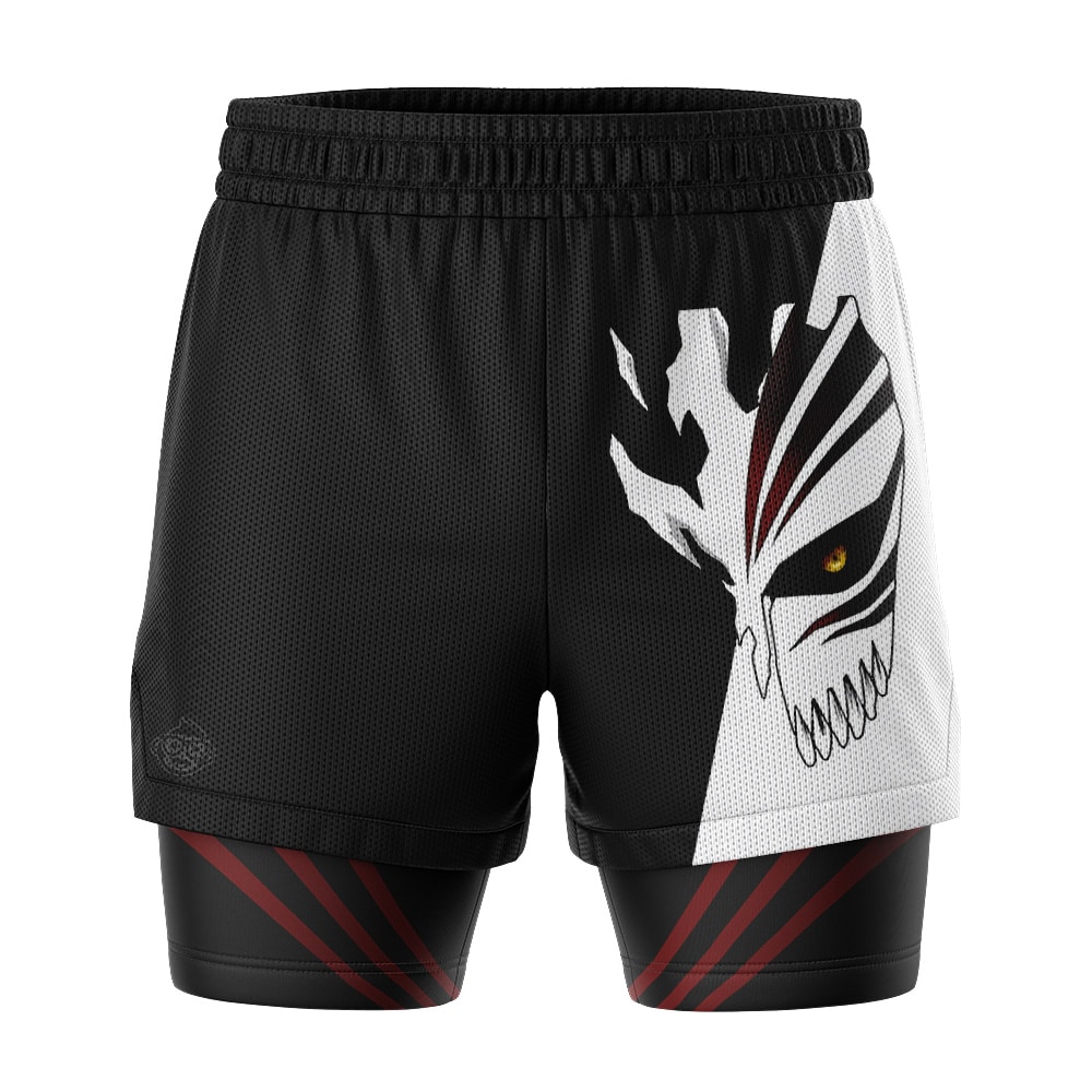 Ichigo Hollow Mask Bleach 2-in-1 Competition Shorts - Image 2