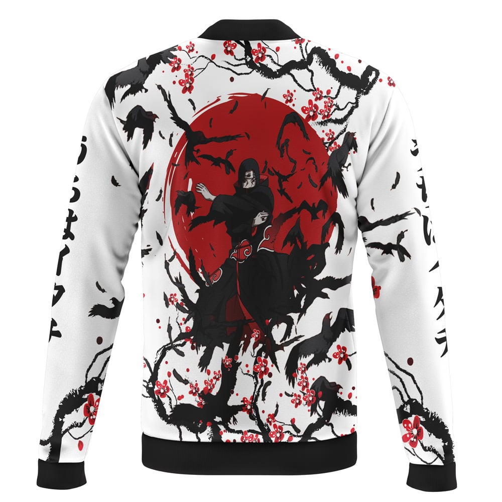 Itachi V3 Uchiha Cherry Blossom Shippuden Casual Bomber Jacket