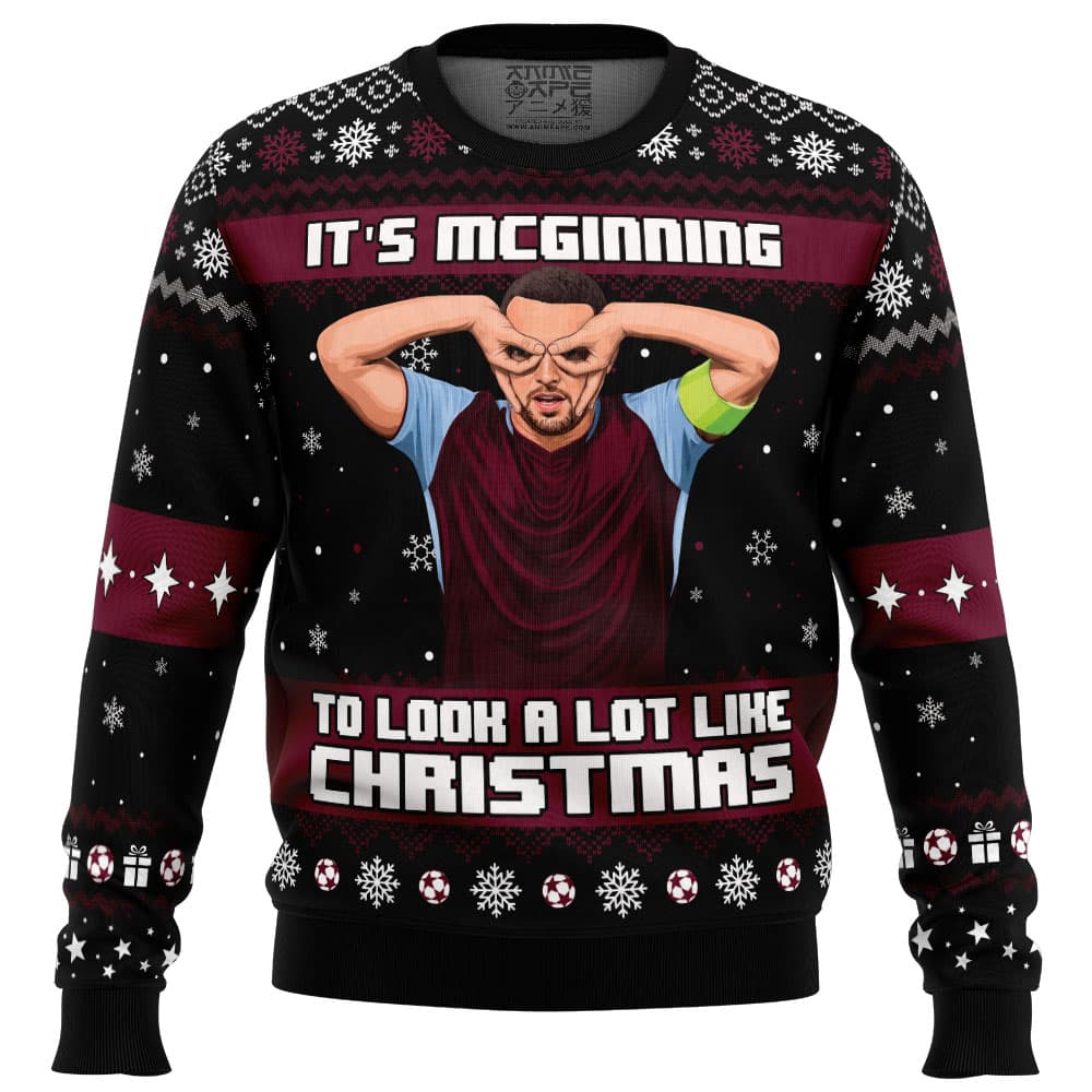 John McGinn Funny Ugly Christmas Sweater