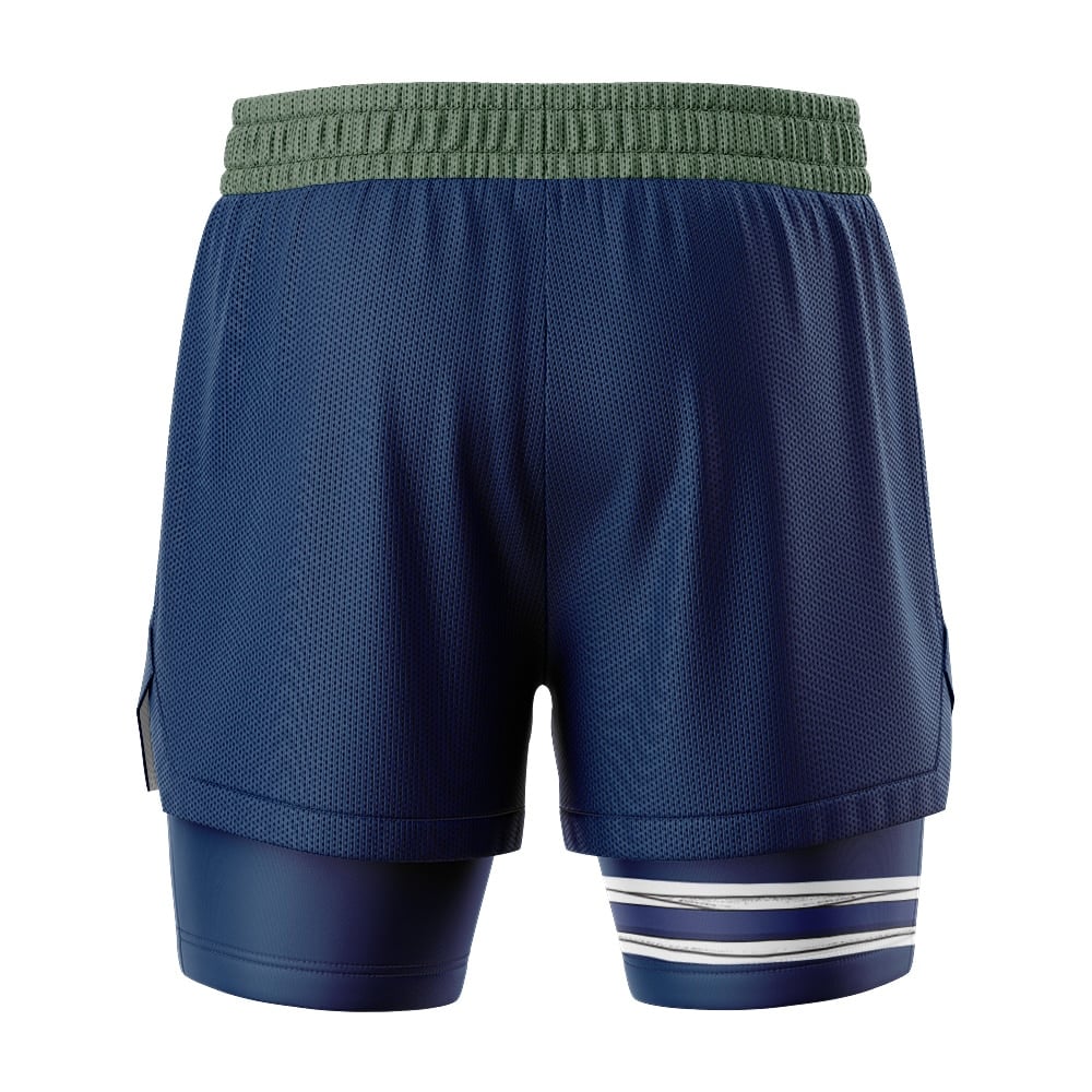 Konoha Jonin Shippuden 2-in-1 Competition Shorts - Image 4