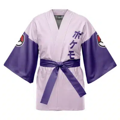 Mewtwo Face Pokemon Happi Coat Haori Kimono