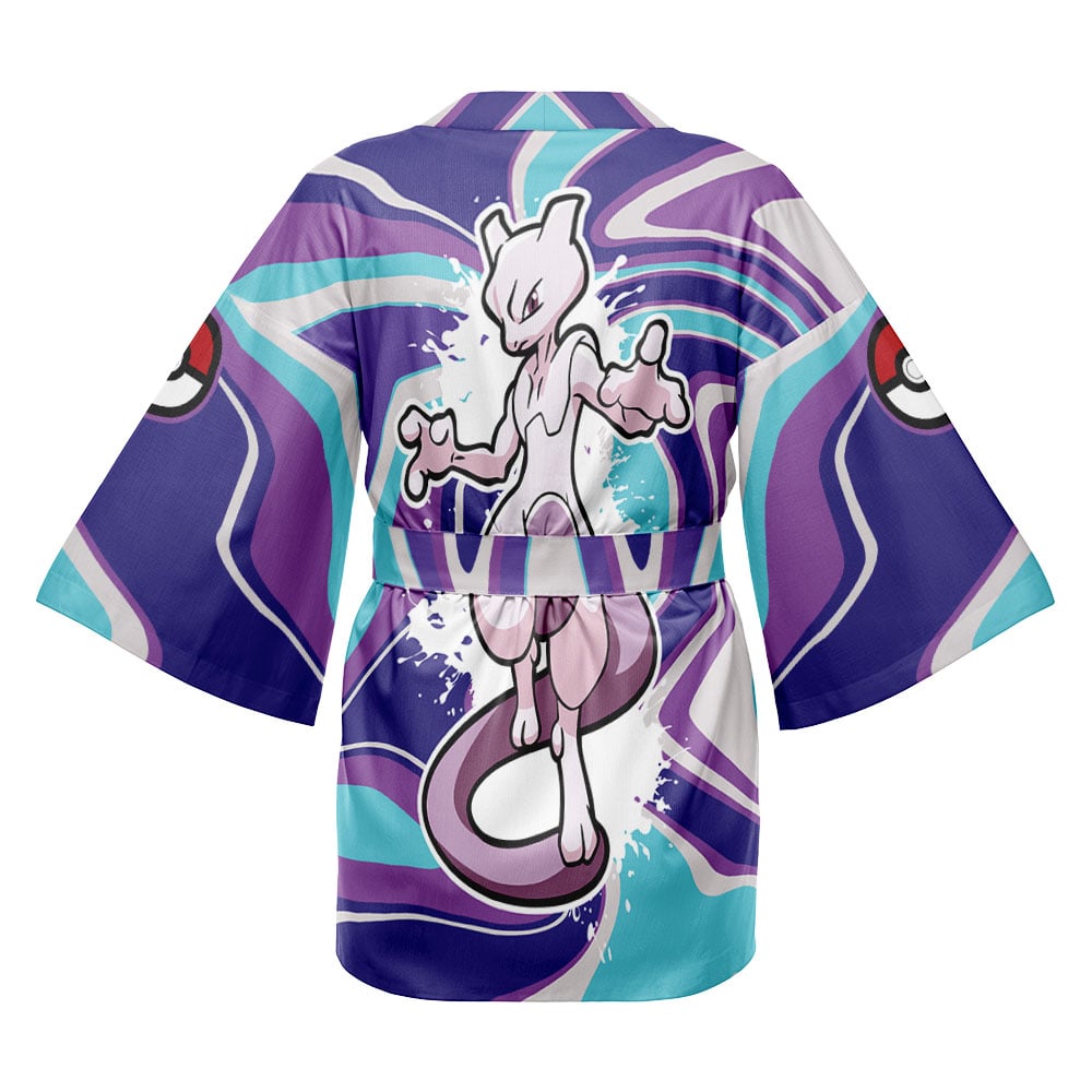 Mewtwo Trippy Pokemon Happi Coat Haori Kimono - Image 2