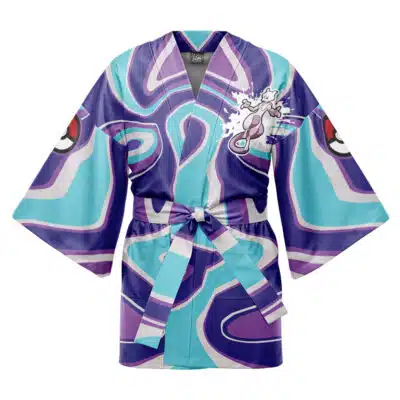 Mewtwo Trippy Pokemon Happi Coat Haori Kimono