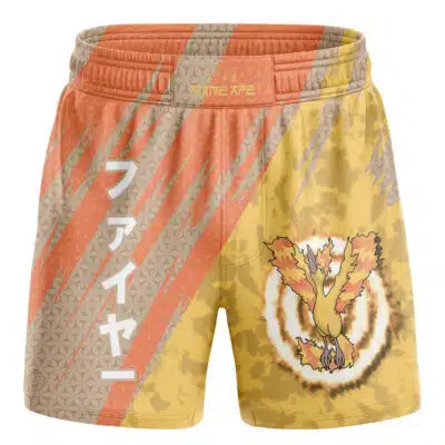 Moltres Attack Pokemon BJJ MMA Fight Shorts