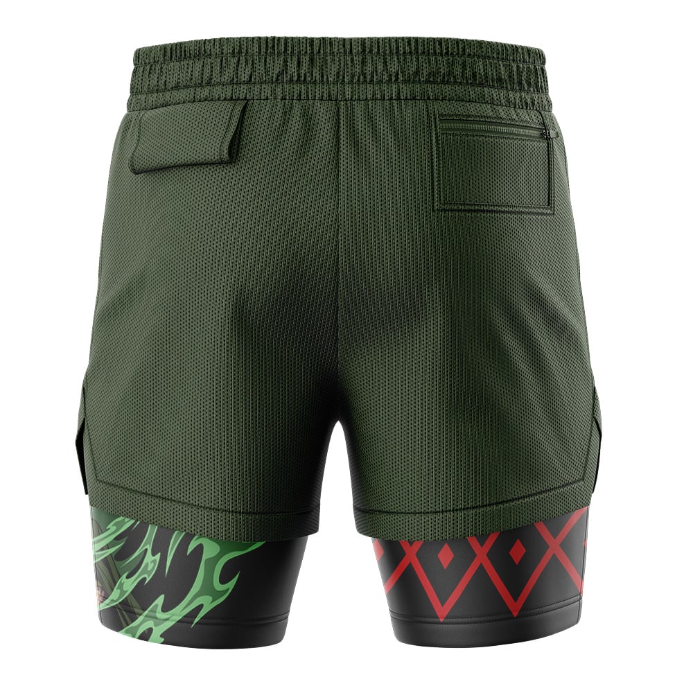 Monkey D. Dragon One Piece 2-in-1 Performance Shorts - Image 4