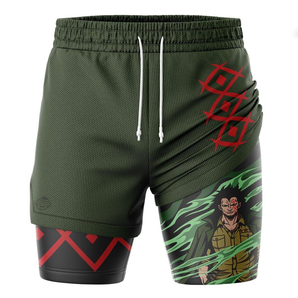 Monkey D. Dragon One Piece 2-in-1 Performance Shorts