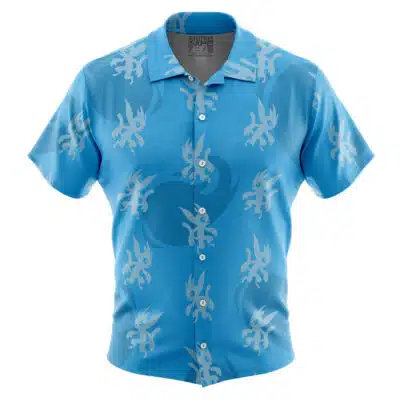 Ori Pattern Ori and the Blind Forest Short Sleeve Button Up Hawaiian Shirt