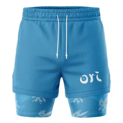 Ori Pattern Ori and the Blind Forest 2-in-1 Performance Shorts