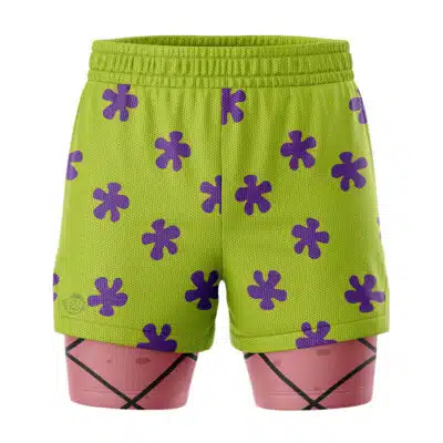 Patrick Star Fishnet Stockings Spongebob Squarepants 2-in-1 Competition Shorts