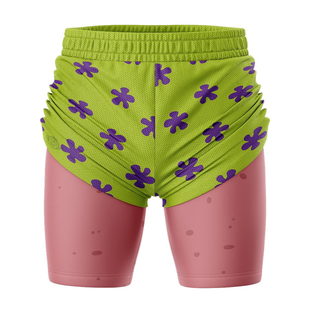 Patrick Star Spongebob Squarepants 2-in-1 Competition Shorts - Image 3