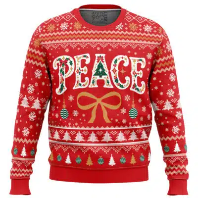 Peace Ugly Christmas Sweater