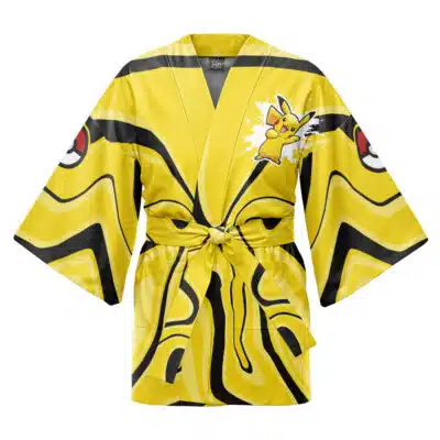 Pikachu Trippy Evolution Pokemon Happi Coat Haori Kimono