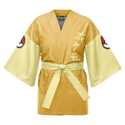 Psyduck Face Pokemon Happi Coat Haori Kimono