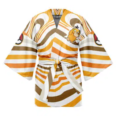 Psyduck Trippy Evolution Pokemon Happi Coat Haori Kimono